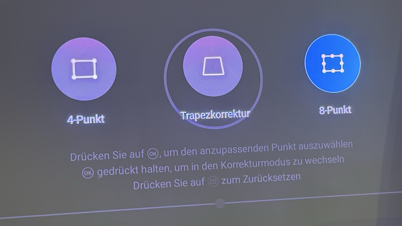 Valerion Master Max 8 Punkte Trapezkorrektur